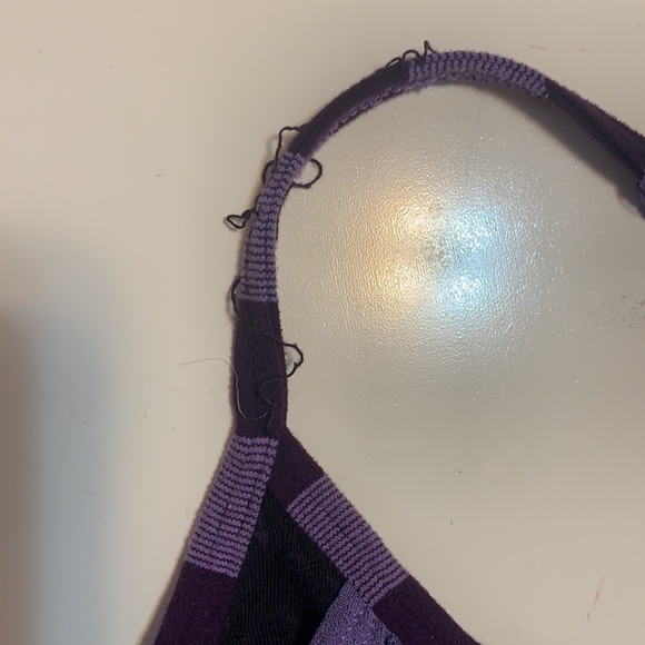 LULULEMON FLOW AND GO YOGA TOP RAZOR BACK PURPLE LAVENDER SIZE 6 WORKOUT - Picture 10 of 16
